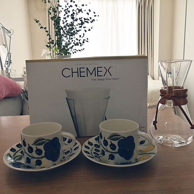 eteteのCHEMEX-ケメックス CHEMEX フィルターペーパー 3カップ用 ボンデッドタイプ 半円型 FP-2 100枚入りの家具・インテリア写真