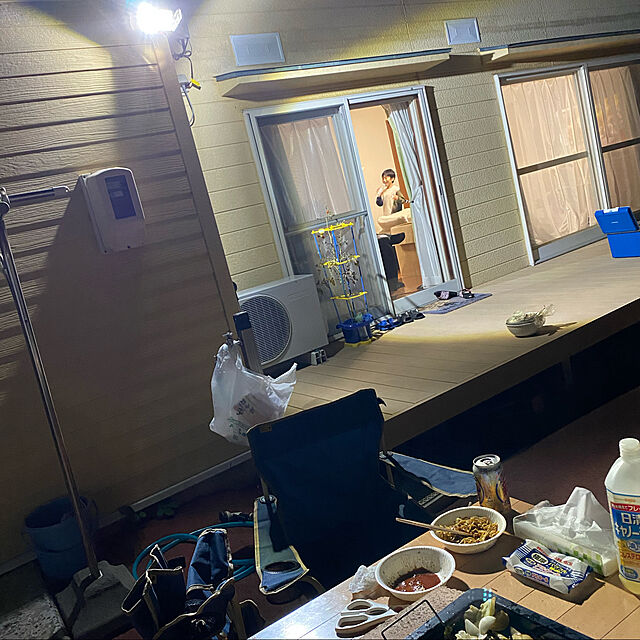 cecil..のムサシ-ムサシ RITEX フリーアーム式ミニLEDセンサーライト(9W×3灯) 「コンセント式」 LED-AC3027 ホワイトの家具・インテリア写真