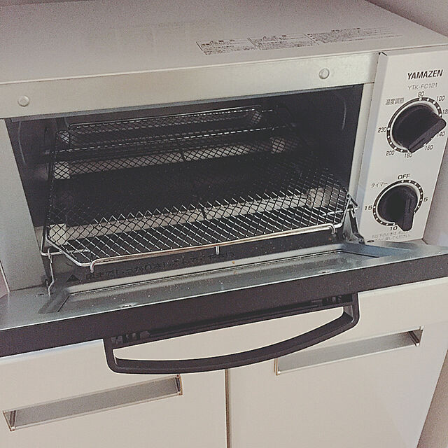 aaaの山善-山善(YAMAZEN) オーブントースター おしゃれ 1000W 温度調節機能付き 受け皿付き YTJ-C101(W)の家具・インテリア写真