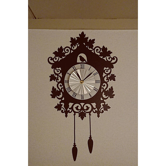 rikalynの東洋ケース-Wall Clock Sticker ウォールクロックステッカー 「ハウス」の家具・インテリア写真