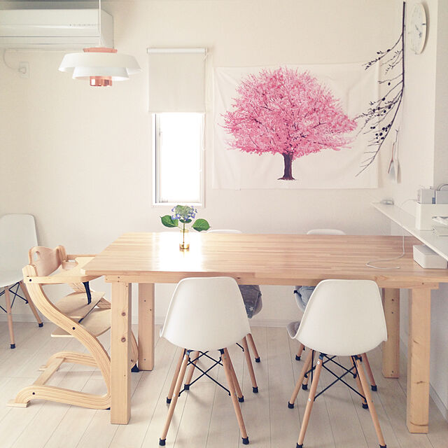 shiho...のグランドール-ベビーチェア ハイチェア 木製 テーブル ハイタイプ シンプル 北欧質感の家具・インテリア写真