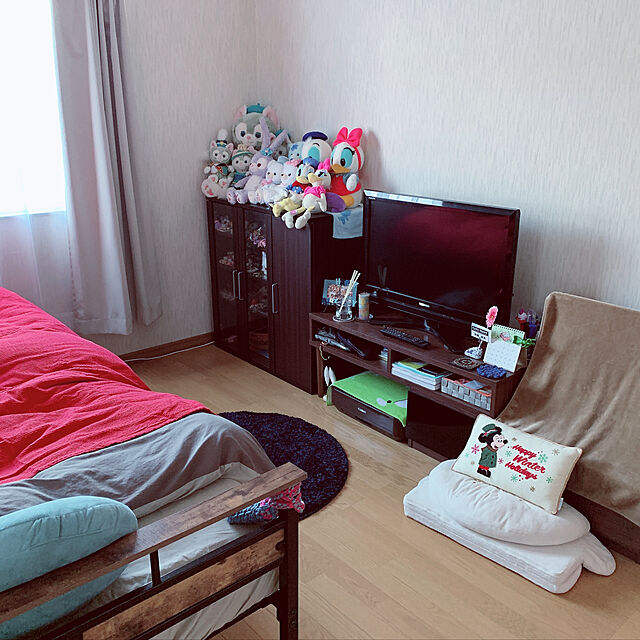 daisyのニトリ-ローボード(クラッセ120 DBR) の家具・インテリア写真