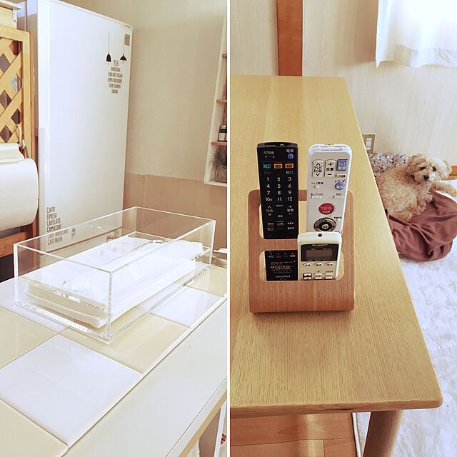 yukarimamaの無印良品-無印良品　アクリルティシューボックス　約幅26×奥行13×高さ7cmの家具・インテリア写真