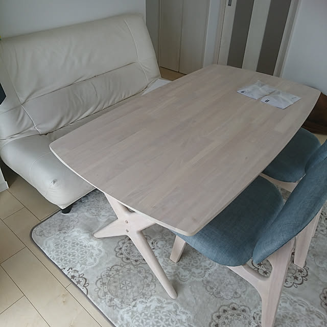 ニトリ リビングダイニング1人用チェア(リラックスワイド WW GY