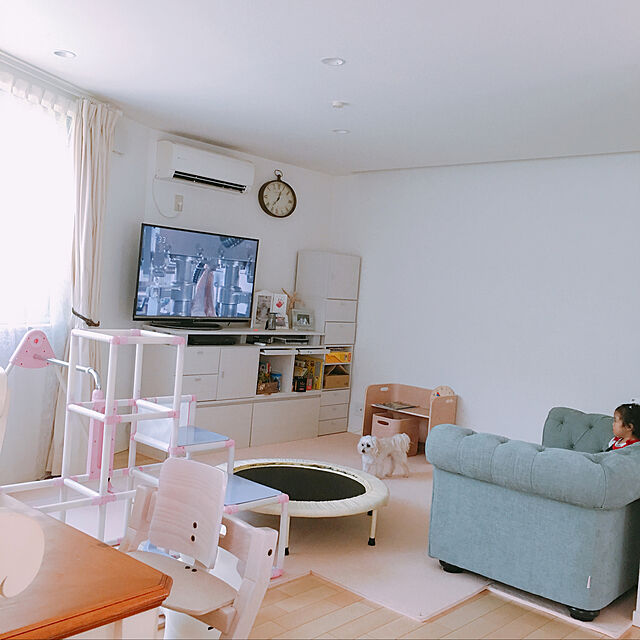 maamyukiの-コロコロデスク＆チェア 3点セット キッズ 子供家具 木製 机 HOPPLの家具・インテリア写真