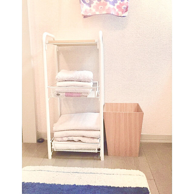 akari.t.s.roomのニトリ-マイクロファイバー吸水バスマット(Nストライプ RE 45X65) の家具・インテリア写真
