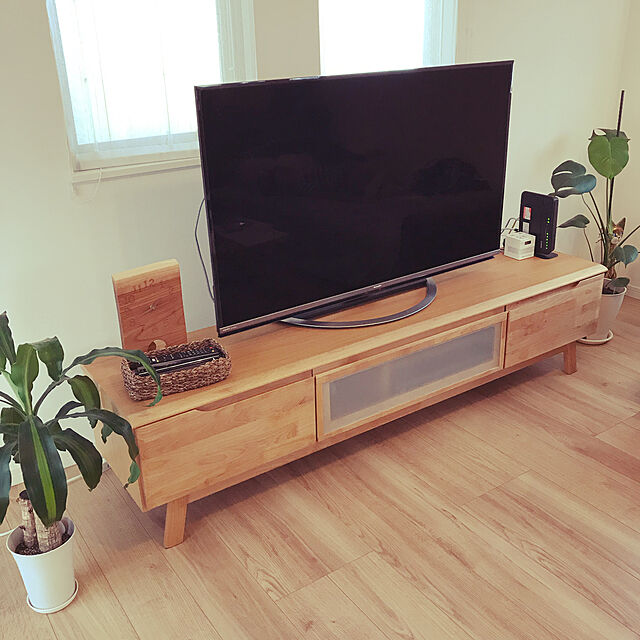 rin_homeのニトリ-ローボード(Nアルナス180 LBR) の家具・インテリア写真