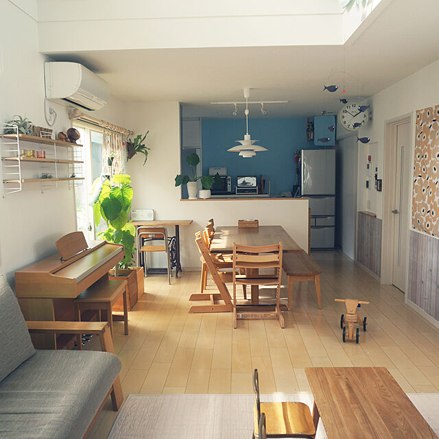 meeeeeee37の-ダルトン ダブルフェイスウォールクロックの家具・インテリア写真