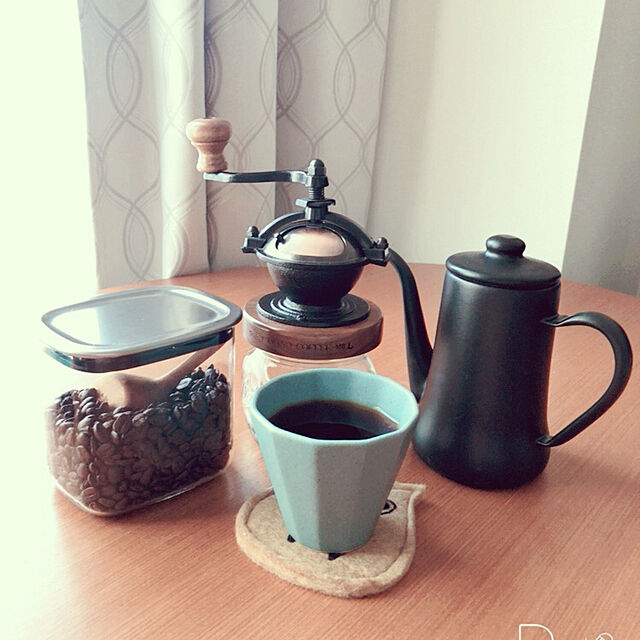 Dariaの-RED ROOSTER TRADING COMPANY：Camano Coffee Mill（カマノコーヒーミル）コーヒー／COFFEE LIFE／コーヒーを挽く／ハンドメイド／アメリカ製／Ball Mason Jar／ギフト／プレゼントの家具・インテリア写真