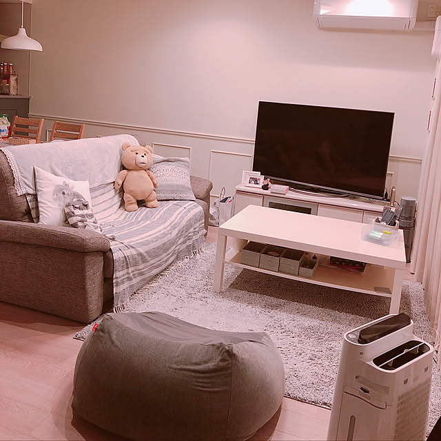 ma-miのニトリ-ローボード(ポスティア 150 WH) の家具・インテリア写真