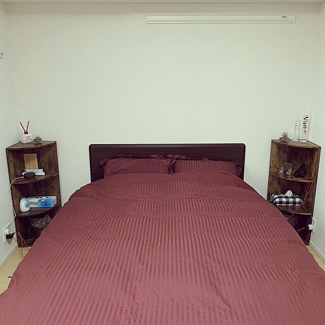 Yokoのニトリ-ひもなしらくらく掛ふとんカバー ダブル(Nグリップホテル2 DRO D) の家具・インテリア写真