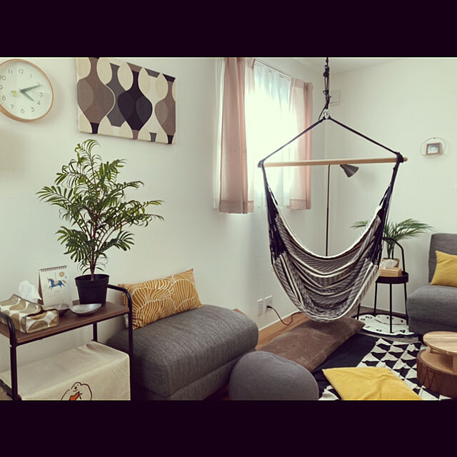 suna_kitsuneのイケア-SVAMPMAL スヴァンプマル クッションの家具・インテリア写真