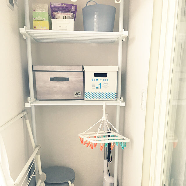 chihiroのニトリ-つっぱり洗濯機ラック(ソルヴィ) の家具・インテリア写真