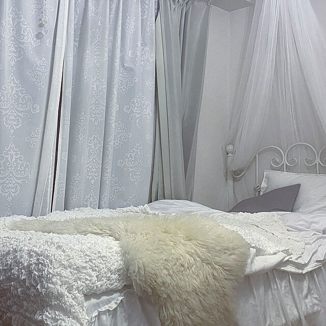 AKのイケア-【あす楽】IKEA イケア ネット ホワイト 白 天蓋 キャノピー d60179293 BRYNE ブリーネ 寝具 ベッド用部品 おしゃれ シンプル 北欧 かわいいの家具・インテリア写真