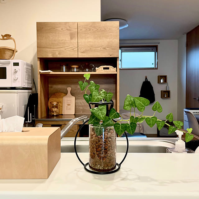 achiiiiiのqiilu-Ｑiilu 金属 花瓶フレーム ワイヤーフレーム フラワースタンド 植物ホルダー 家の装飾 (D)の家具・インテリア写真