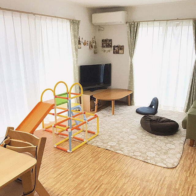 satotoのニトリ-コンパクト収納座椅子(サーフ) の家具・インテリア写真