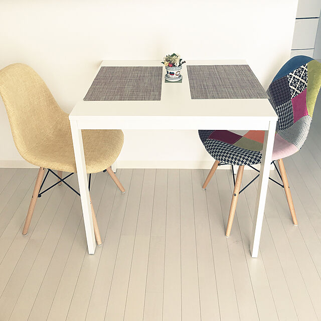 ho-chanのイケア-【IKEA/イケア/通販】 MELLTORP テーブル, ホワイト(c)(19011782/79246377)の家具・インテリア写真