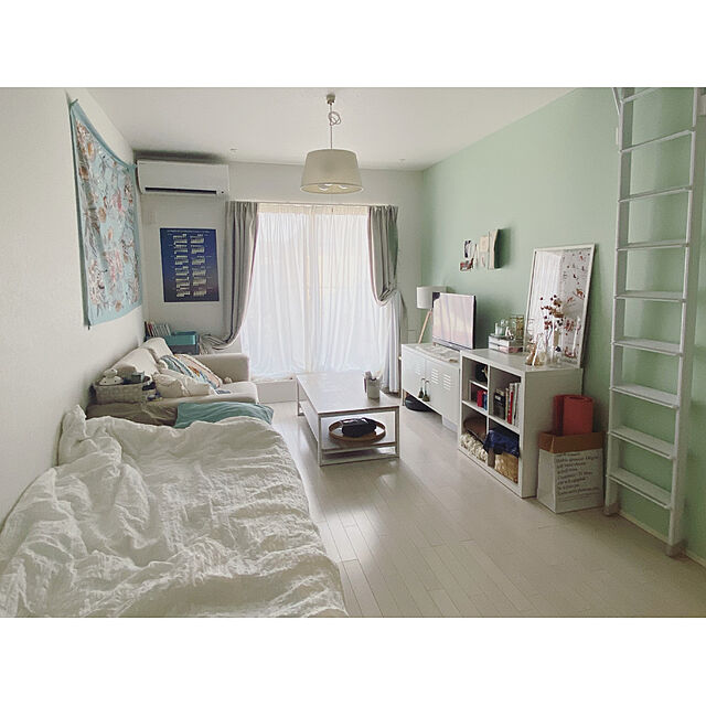 Yukoの無印良品-ソファ本体・２シーター・ウレタン・ポケットコイルの家具・インテリア写真
