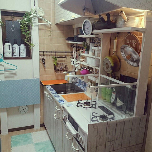 rokudenashiの和合商事-TANNER 折たたみ棚受 タッチポン 300 白の家具・インテリア写真