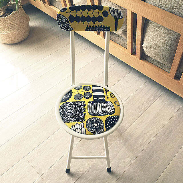 mapleのニトリ-折りたたみチェア(ソレイユDBR) の家具・インテリア写真