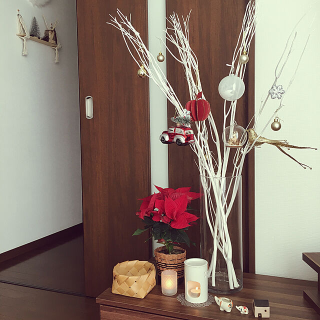 yuminnieのニトリ-ツリーオーナメント ウッドアップル の家具・インテリア写真