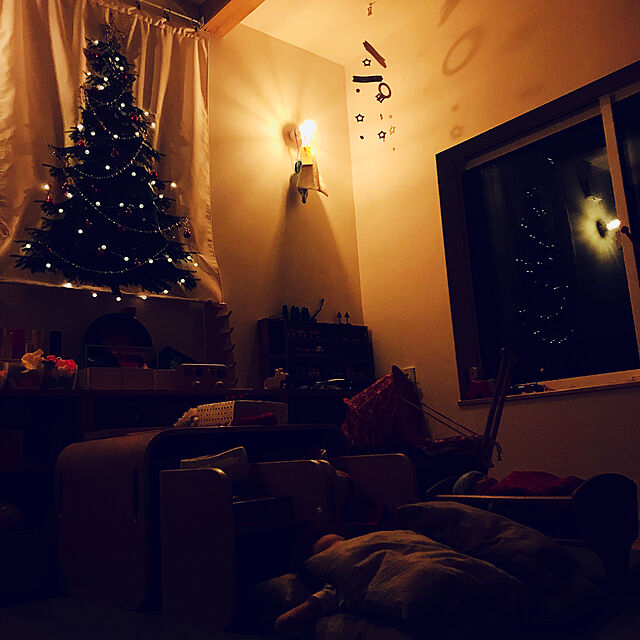 rikoの-【3/27 01:59まで全品P10倍】クリスマスツリー 北欧 おしゃれ クリスマス タペストリー 飾り 布 壁に飾れるクリスマスツリー 北欧 おしゃれ 120cm インテリアの家具・インテリア写真