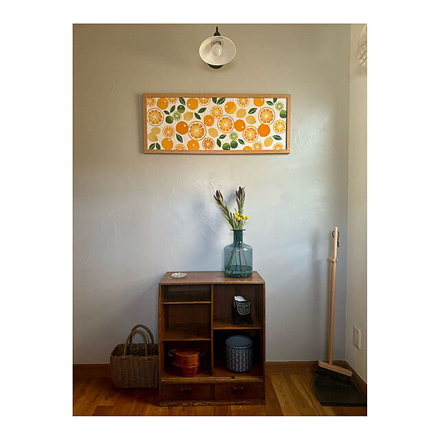 67のかまわぬ-かまわぬ 注染 手ぬぐい 柑橘づくし 日本製 サイズ：33cm×90cm 綿100% 総理 夏柄 (手拭い 柑橘づくし)の家具・インテリア写真