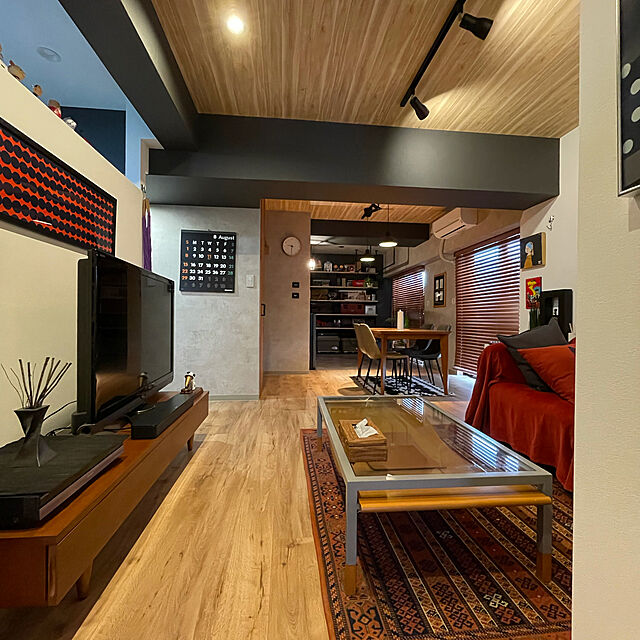 y_rnv_homeの山田木管工業所-額縁 手ぬぐい額 カラータイプ 黒 ブラック 手拭い タオル フレーム 木製フレーム 壁掛けフレームの家具・インテリア写真