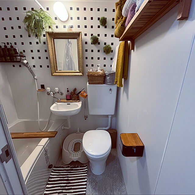 usacoのリッチェル-リッチェル コロル 節約簡単ネコトイレ ベージュ M サイズの家具・インテリア写真