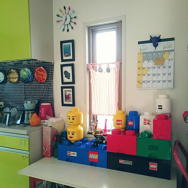 urchinのLEGO-LEGO レゴ ストレージヘッズ 収納ボックス スモール Sサイズ (ガール)の家具・インテリア写真