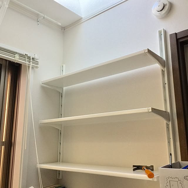 suzyのイケア-【IKEA/イケア/通販】 ALGOT アルゴート 壁用支柱/棚板, ホワイト(a)(S09905555)の家具・インテリア写真