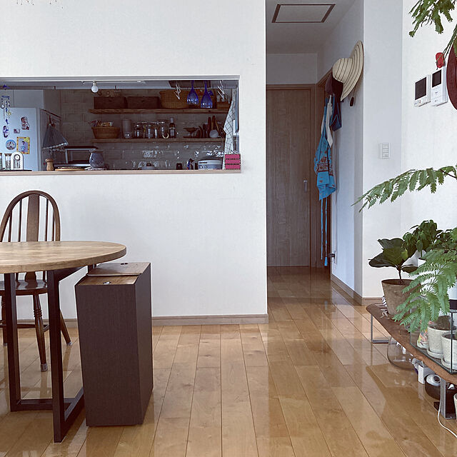 hatsugaの橋本達之助工芸-ひのき張りサイドテーブルBOX 45L ゴミ箱 ダストボックスの家具・インテリア写真