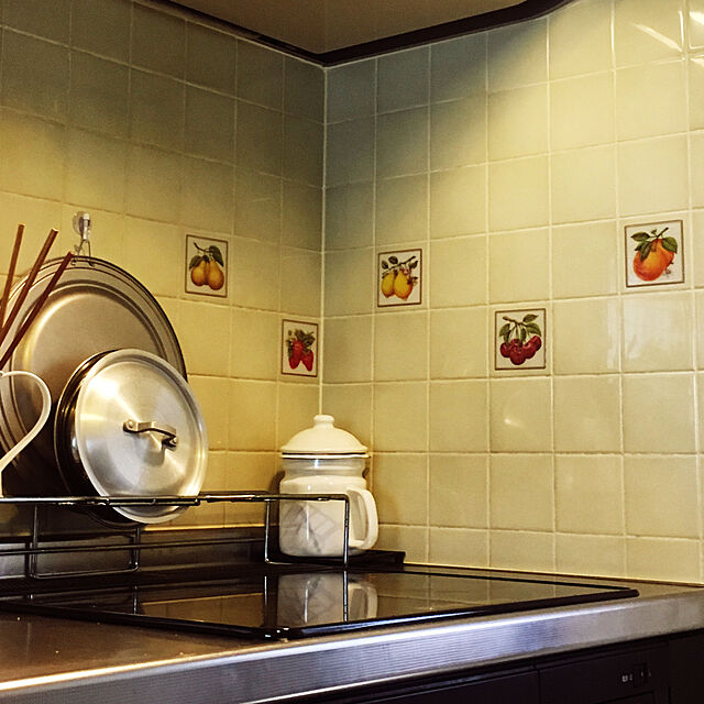 kantakaのエス・ティー・イー-貼ってはがせるデコレーションタイルステッカー[ITLA012]フルーツ チェリーの家具・インテリア写真