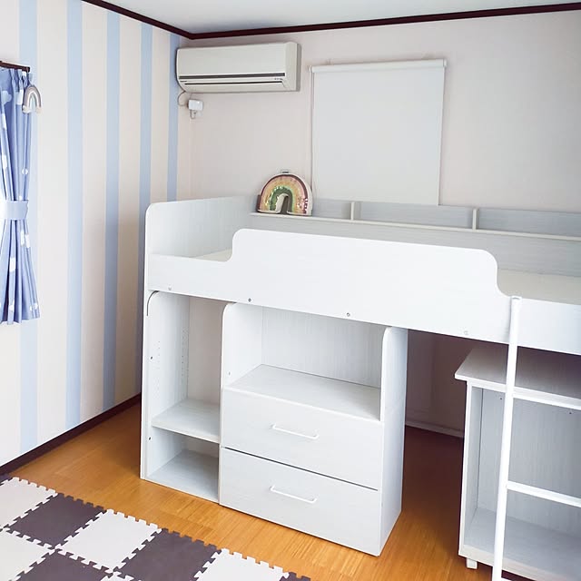 JKのニトリ-システムベッドデスク(デニッシュBD23AV)の家具・インテリア写真