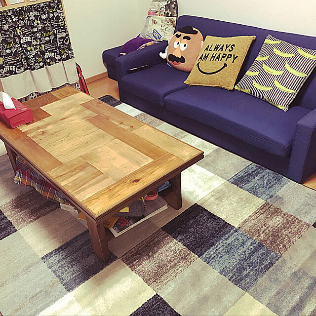 asamiのニトリ-ウィルトン織りラグ(カリプソン 160X235) の家具・インテリア写真