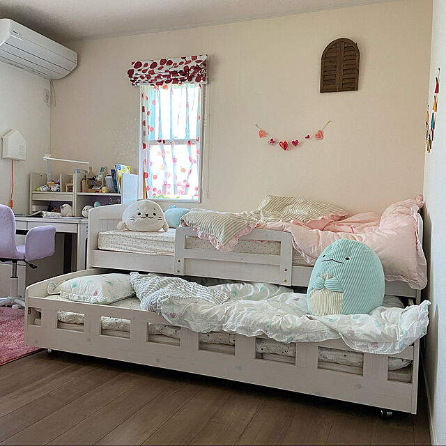 ippu0303Karinのニトリ-掛けカバー・枕カバー2点セット(ルナ PI S) の家具・インテリア写真