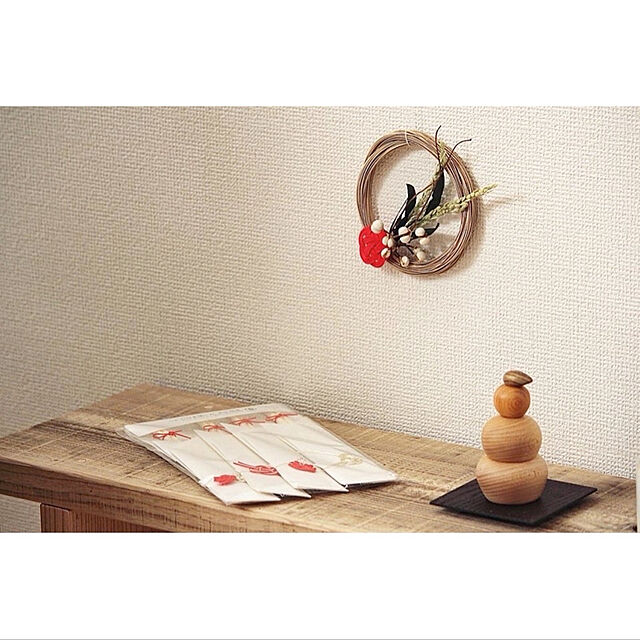 miii_yの-IKARI木工舎 木製鏡餅 台座付き |イカリ木工舎 置物 かがみもち かがみ餅 鏡もち お正月飾り 新年 インテリア 縁起物 かわいい 日本製 作家ものの家具・インテリア写真