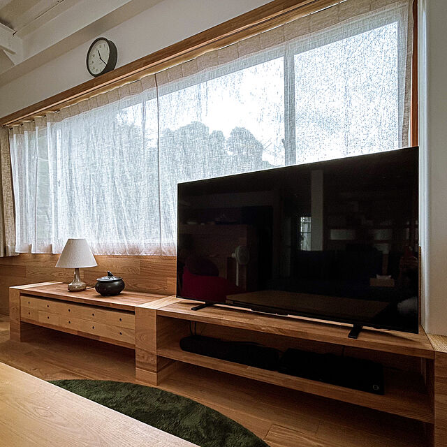 hausumaの加藤木工-KATOMOKU muku clock 4 グレー 電波時計 連続秒針 km-57GRC φ306mmの家具・インテリア写真