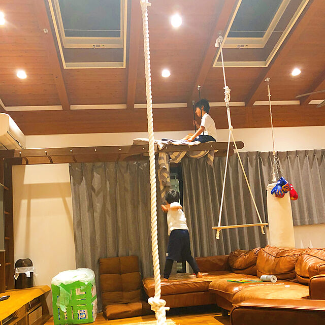 nanaのUMESHIMA-クレモナ製 ターザンロープ(登り綱) 36mm コース(補強) 入り (3M)の家具・インテリア写真