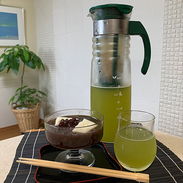mizucchiのHARIO-HARIO(ハリオ) かご網付き水出し茶ポット 1200ml ダークグリーン HCC-12DGの家具・インテリア写真
