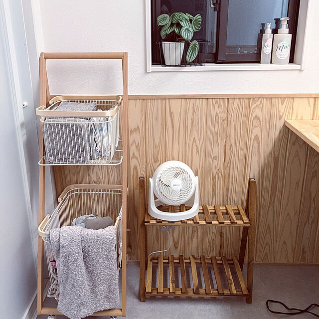 nohanaの弘益-Mash マッシュ キャリーバスケットワゴンLサイズ LIV-CL2 (WH)の家具・インテリア写真