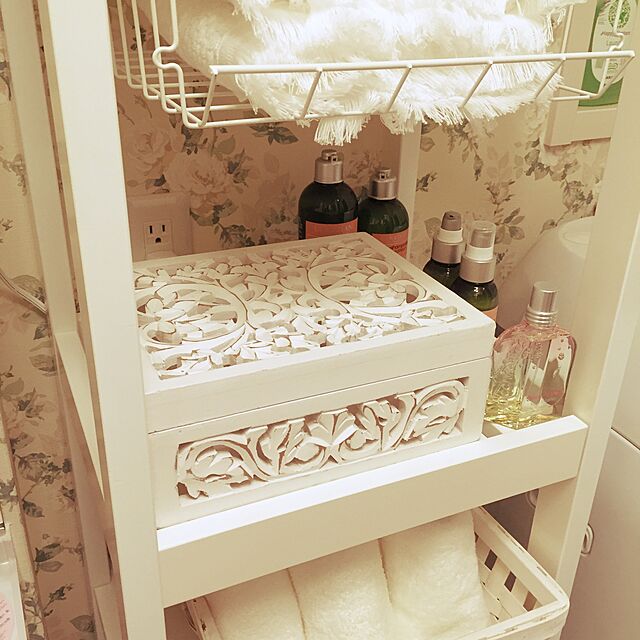 mimiのイケア-イケア KNARRA バスケット - ホワイト, 38x29x16 cm【102.433.19】IKEA通販の家具・インテリア写真