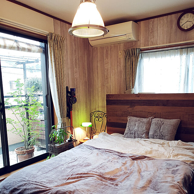 saku-naraの-ベッド ダブルサイズ D フレームのみ オプションにてマットレス付可 サーフ系 西海岸風インテリア カリフォルニアスタイルの家具・インテリア写真