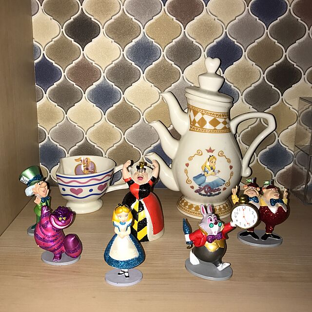 写真付きレビュー Disney ディズニー Alice In Wonderland Figure Play Set 不思議な国のアリス フィギュアセット 並行輸入品 の通販商品 口コミ情報 Roomclipショッピング