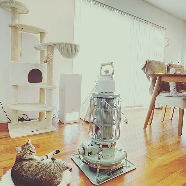 sayapiの-ねこちゃん大好きハンモックセット(直径34cm)ベージュ・ピンク・ホワイト かわいい 人気の家具・インテリア写真