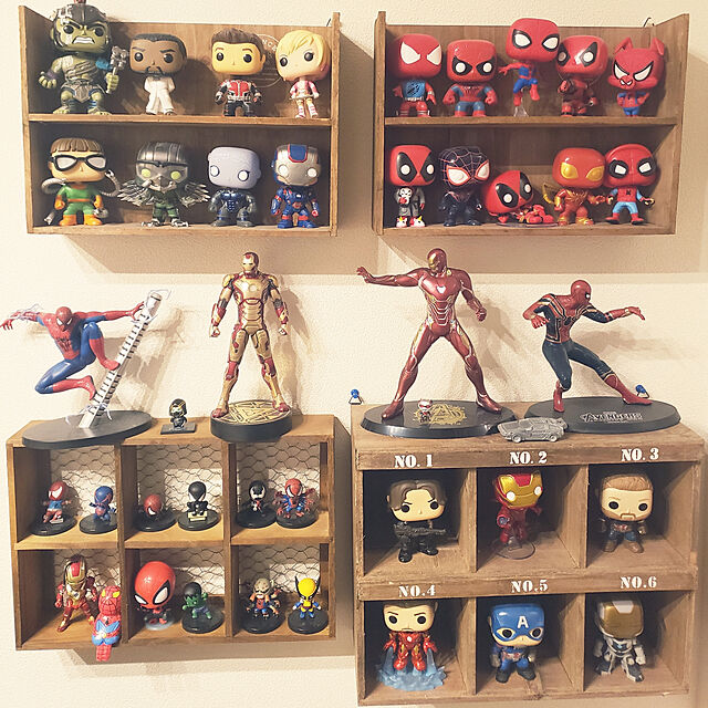 Nassunの-スパイダーマン自作スーツ（スパイダーマン・ホームカミング）ファンコポップ！ビニールフィギュア - Br ...【楽天海外直送】 - Spider-man Homemade Suit (spider-man Homecoming) Funko Pop! Vinyl Figure - Br...の家具・インテリア写真