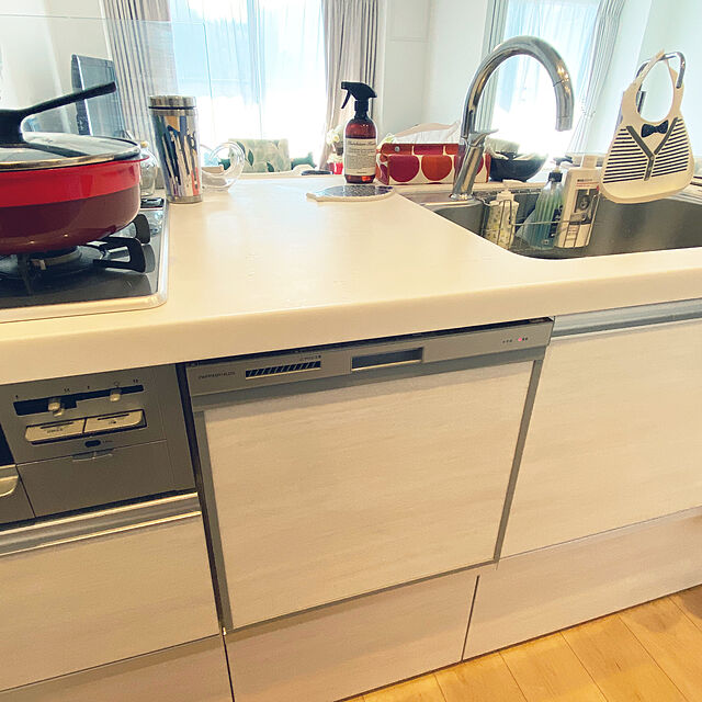 saorinの-【ラクエラ グランドシリーズ】 《TKF》 クリナップ システムキッチン I型 間口300cm スライド収納 食器洗い乾燥機組み込み仕様 TGシンク ωγ1の家具・インテリア写真