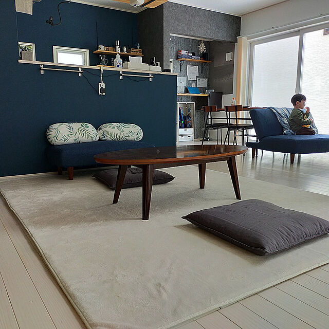 eri_zawaの無印良品-無印良品 落ちワタ入り座ぶとん 55×59cm 良品計画の家具・インテリア写真