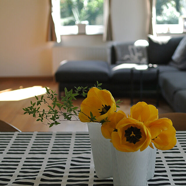 ayuのiittala-Iittala Aalto 6-1/2インチ ホワイトガラス花瓶の家具・インテリア写真