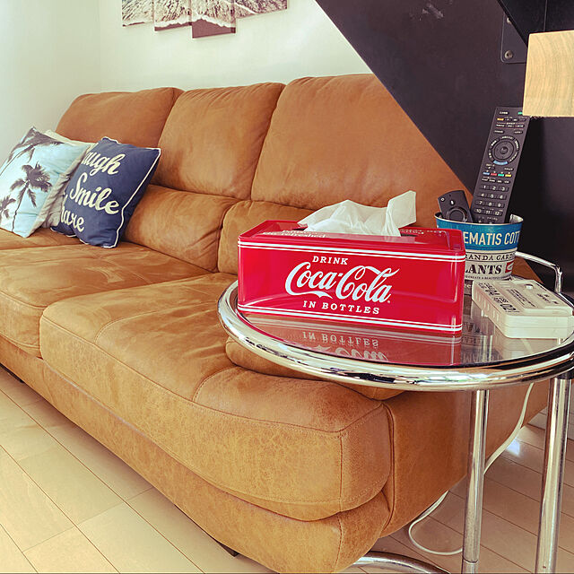 mamiのペニージャパン-アメリカン雑貨 コカコーラ グッズ ブリキ ティッシュボックス ティッシュケースの家具・インテリア写真